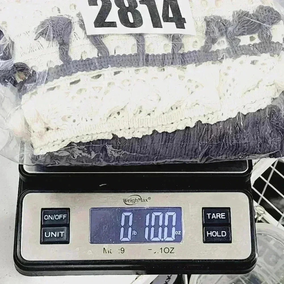 Knox Rose Rayon Crochet Fringe Open Front Cardigan XL - Picture 8 of 8